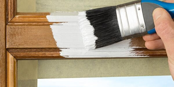 Apply Primer and Stain the Trim Apply Primer and Stain the Trim
