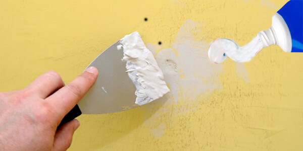 Apply the Toothpaste on nail hole Apply the Toothpaste on nail hole