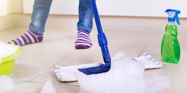 Removing Tile Adhesive From Porcelain, Best Way To Wash Tile Floors