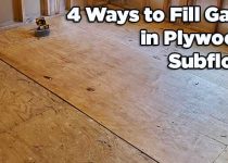 Fill Gaps Plywood Subfloor