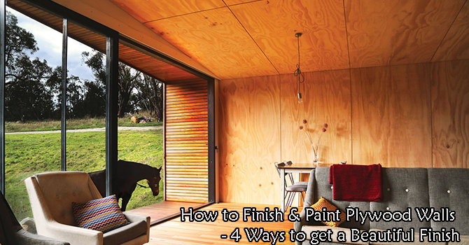 Finishing Plywood Walls