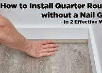 How to Install Quarter Round without a Nail Gun