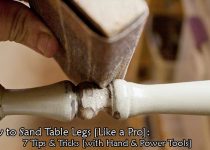 How to Sand Table Legs