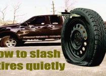 How to Slash Tires Quietly