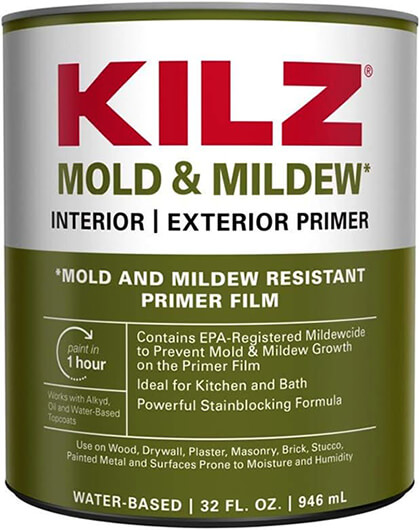 Kilz Mold & Mildew Resistant Primer Sealer stain blocker