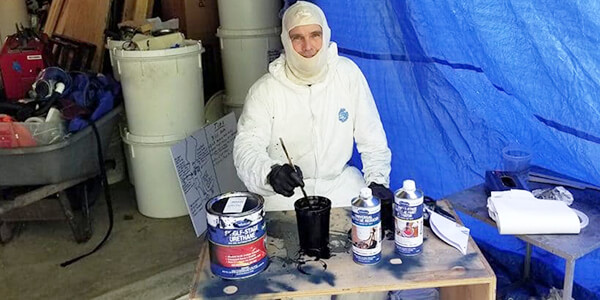 Mixing single stage urethane paint Mixing single stage urethane paint