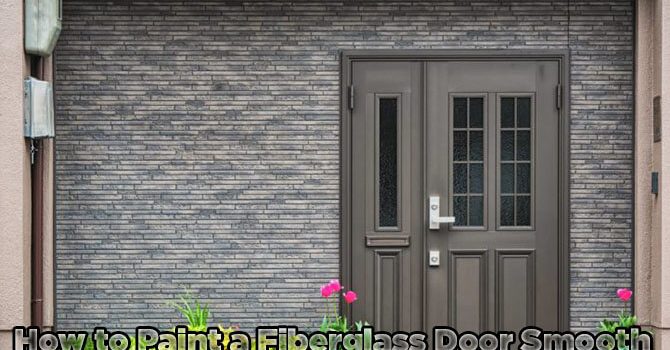 Paint Fiberglass Door Smooth