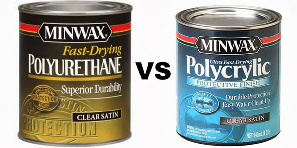 Polyurethane Vs Polycrylic 1 Polyurethane Vs Polycrylic 1
