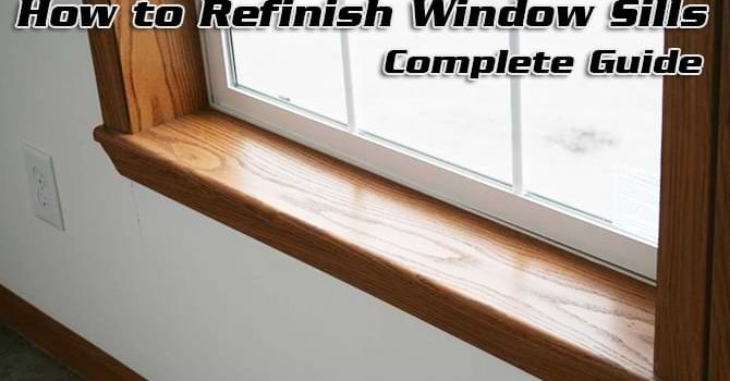 Refinishing Window Sills