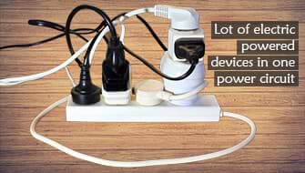 Remove Lot of electric powered devices one power circuit Remove Lot of electric powered devices one power circuit