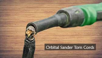 Replace or Repair Orbital Sander Torn Cords Repair Orbital Sander Torn Cords