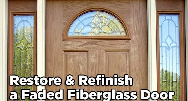 Restore Faded Fiberglass Door