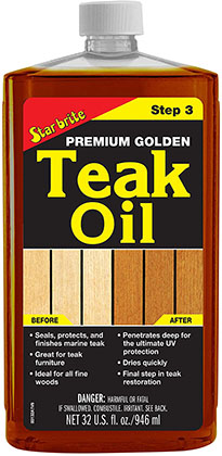 STAR BRITE Premium Golden Teak Oil STAR BRITE Premium Golden Teak Oil