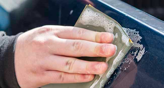 Sanding Clear Coat Car Sanding Clear Coat Car