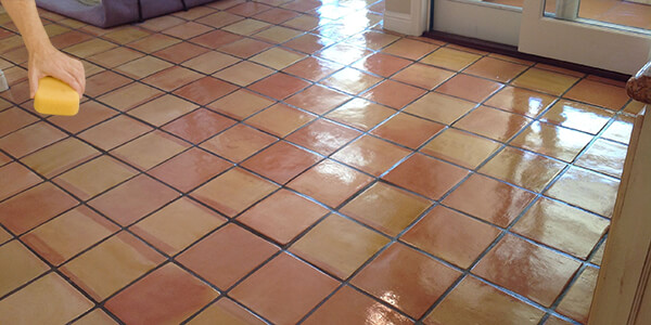 use a grout sponge to apply sealant use grout sponge to apply sealant