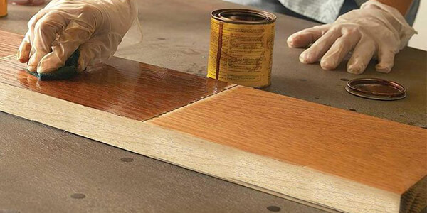 Test the wood Stain First Test the wood Stain First