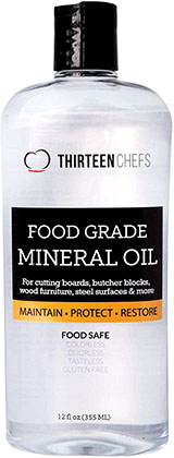 Thirteen Chefs Food Grade Mineral Oil Thirteen Chefs Food Grade Mineral Oil