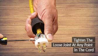 Tighten Loose Joint Any Point of the cord Tighten Loose Joint Any Point of cord