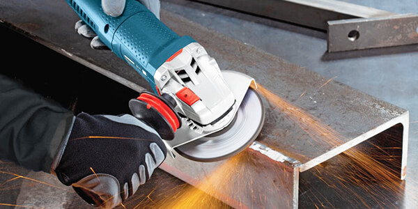 Using Angle Grinder Using Angle Grinder