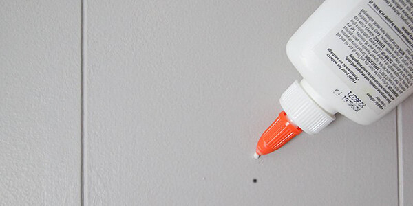 Using Glue to Fill Nail Holes in Drywall Using Glue to Fill Nail Holes in Drywall