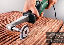 how to sand in grooves