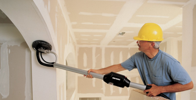 sanding drywall electric sand tool