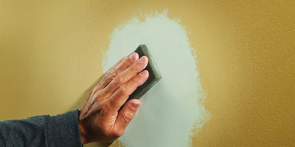 sanding sponge used to sand spakle sanding sponge used to sand spakle