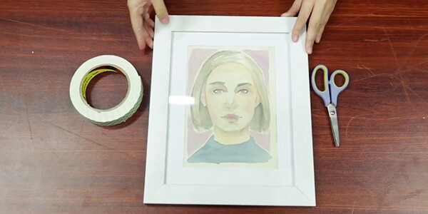 two side tape use on photo frame two side tape use on photo frame